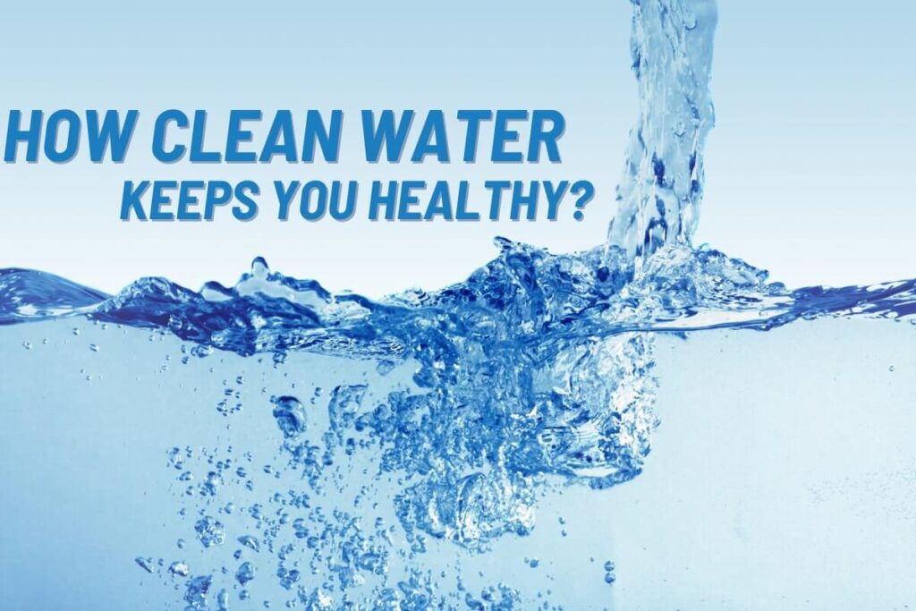 A clean and healthy water for home and family usage